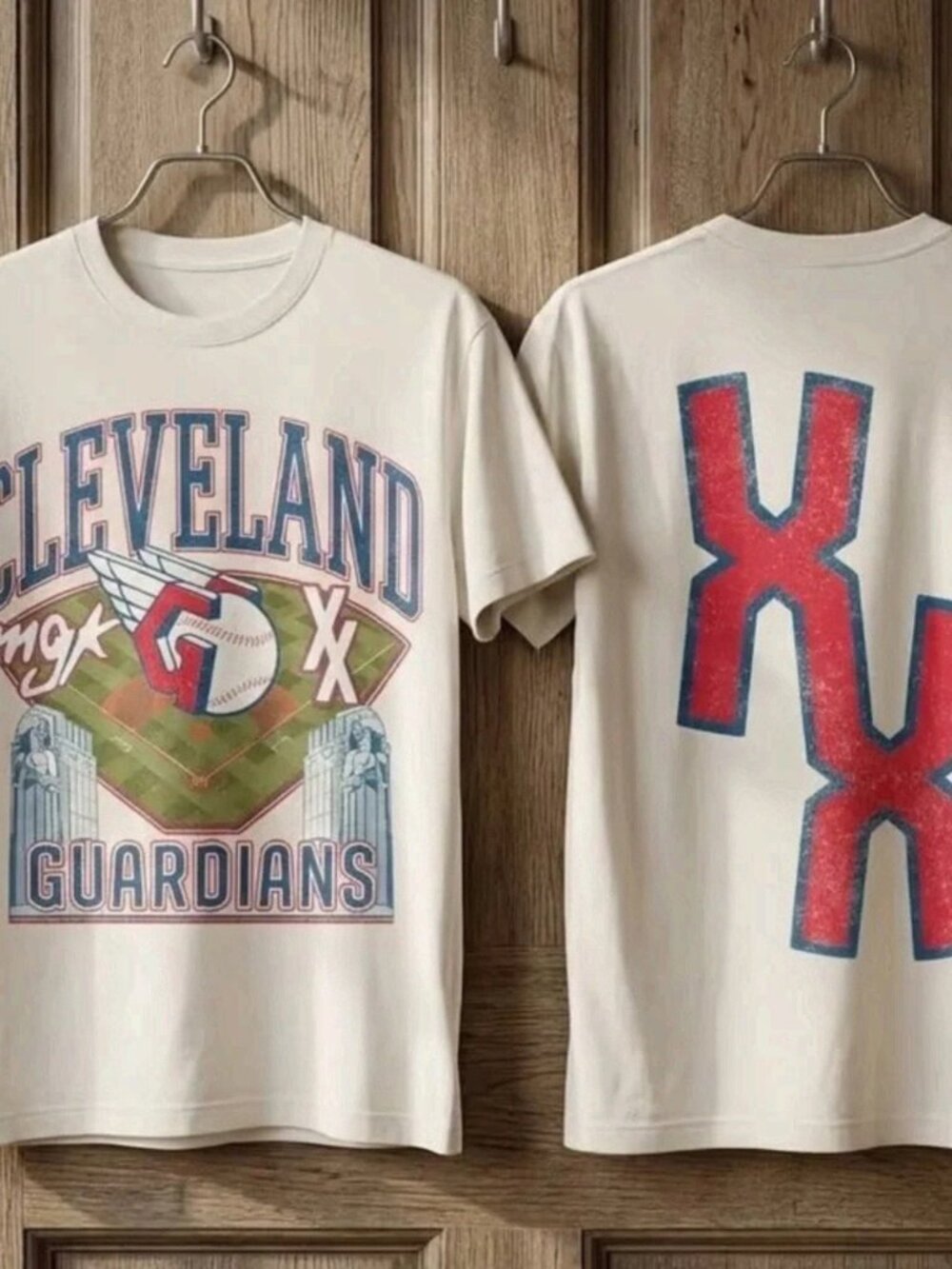 Cleveland Guardians MGK XX t-shirt off white Reprint
